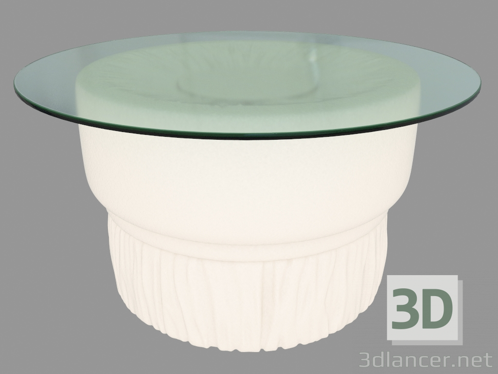 modèle 3D Table basse en cuir léger - preview