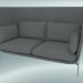 modèle 3D Sofa Sofa (LN6, 90x180 H 115cm, Pieds Chromés, Hot Madison 724) - preview