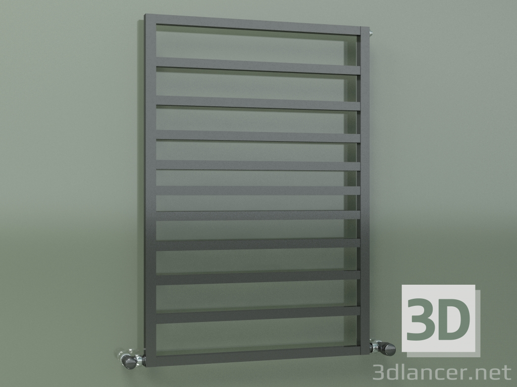 modèle 3D Porte-serviettes Tolé (H 842 L 581, Chrome noir) - preview