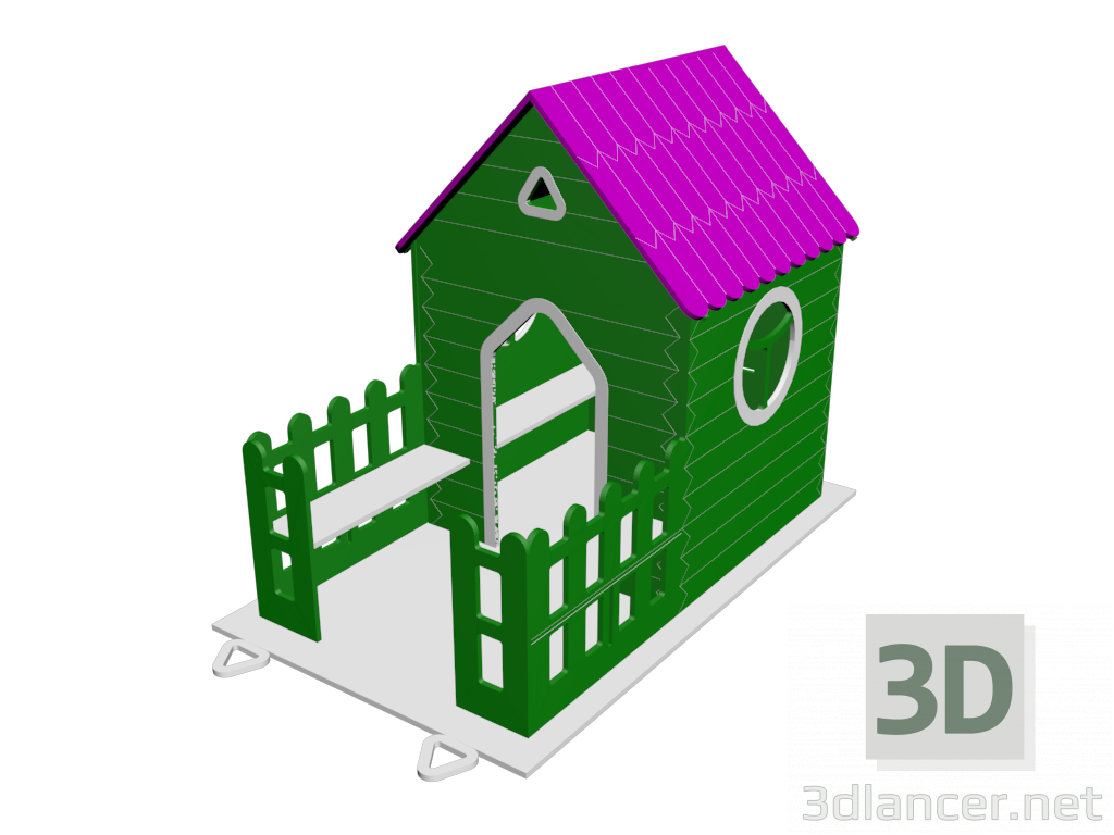 3d model House - preview 3d model House - preview