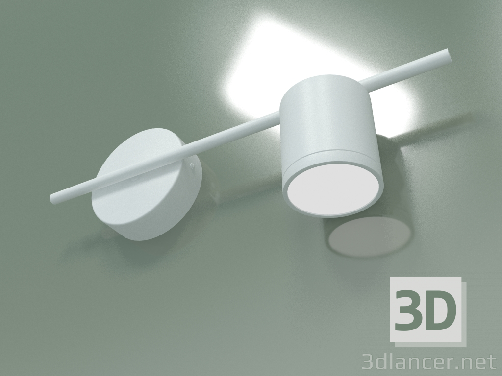 modello 3D Lampada da parete Acru MRL LED 1019 (bianco) - anteprima