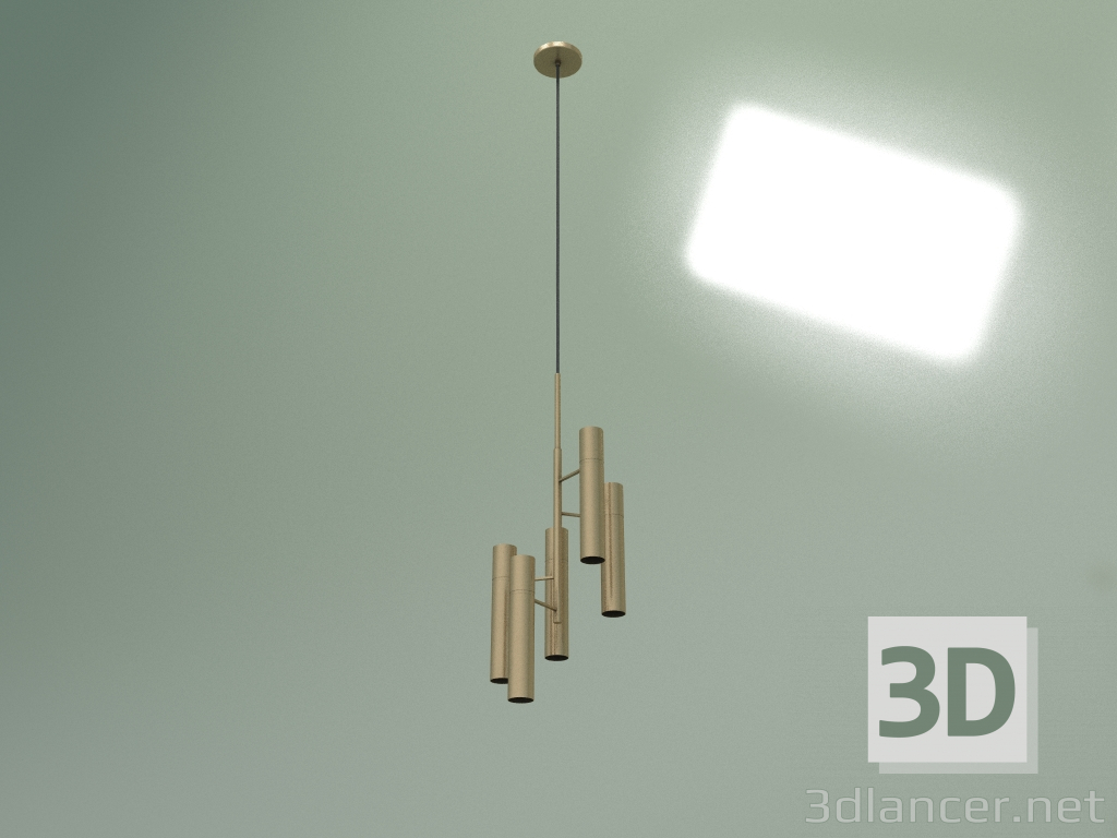 3D modeli Asılı lamba Kale Kuleleri - önizleme