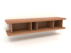 Mueble de pared TM 13 (1800x400x350, rojo madera)