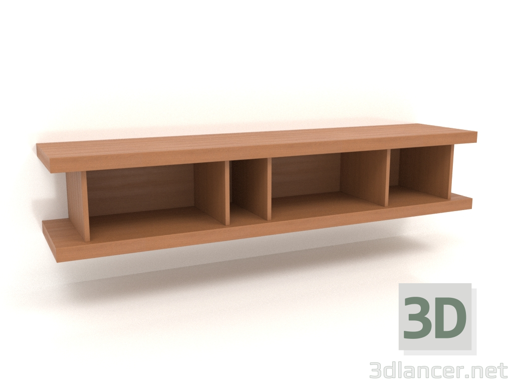 3D Modell Wandschrank TM 13 (1800x400x350, Holz rot) - Vorschau