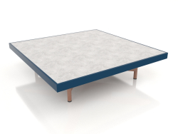 Square coffee table (Grey blue, DEKTON Kreta)