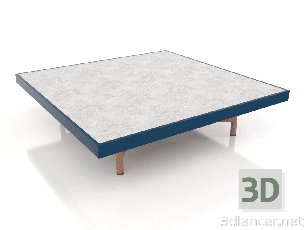 modello 3D Tavolino quadrato (Grigio blu, DEKTON Kreta) - anteprima