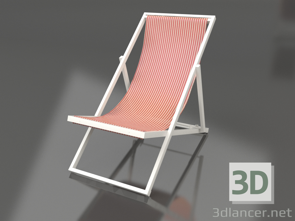 3D Modell Chaiselongue (Achatgrau) - Vorschau