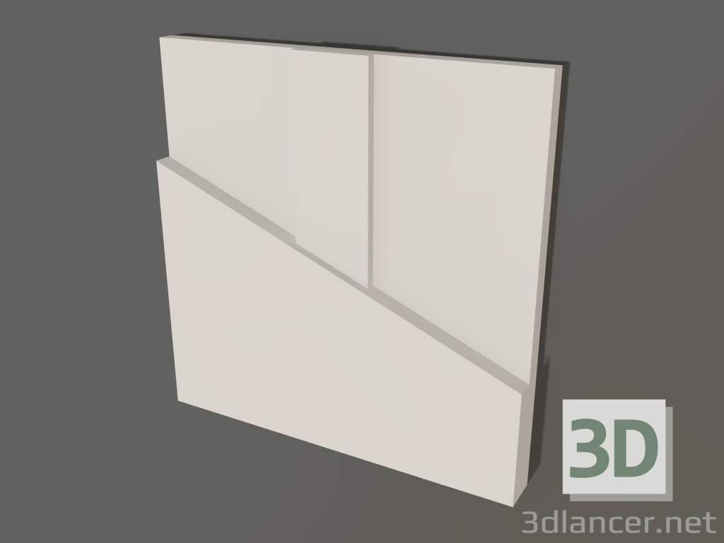 3D modeli 3 boyutlu panel 067 2 - önizleme