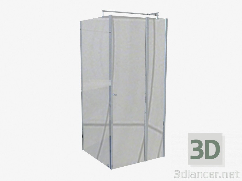 3D Modell Kabinenquadrat 90 cm Kubik (KTI 043P) - Vorschau