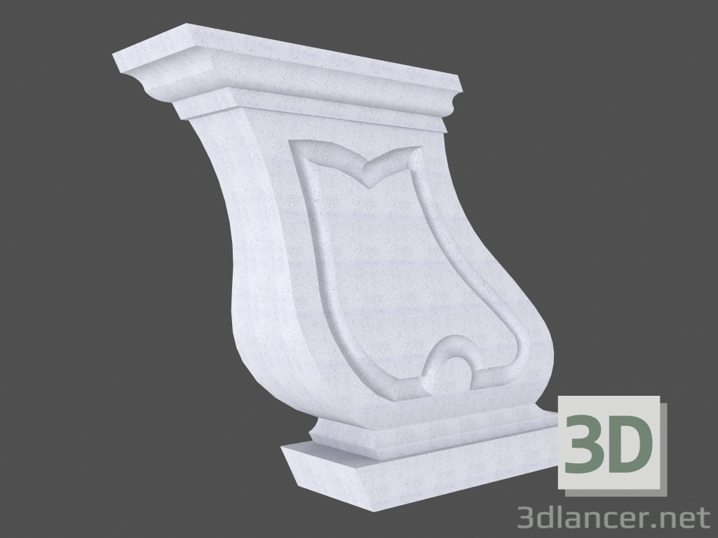 3D modeli Korkuluk (BB64AK-N) - önizleme