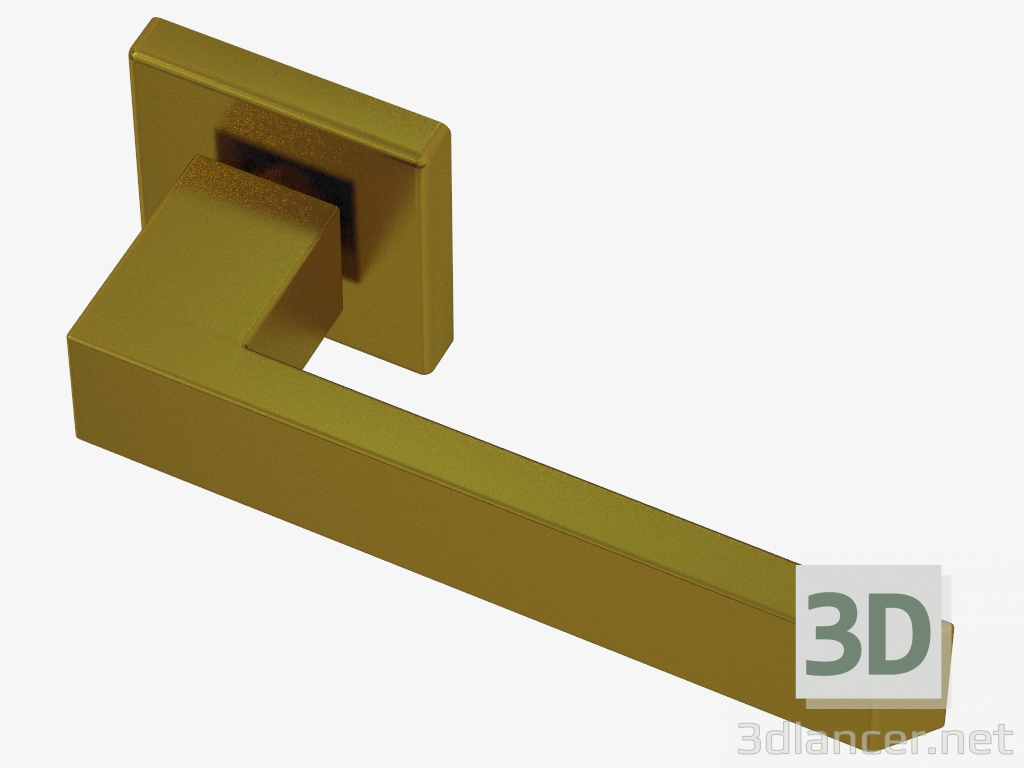 3D modeli Kapı kolu En iyi (Parlak pirinç) - önizleme