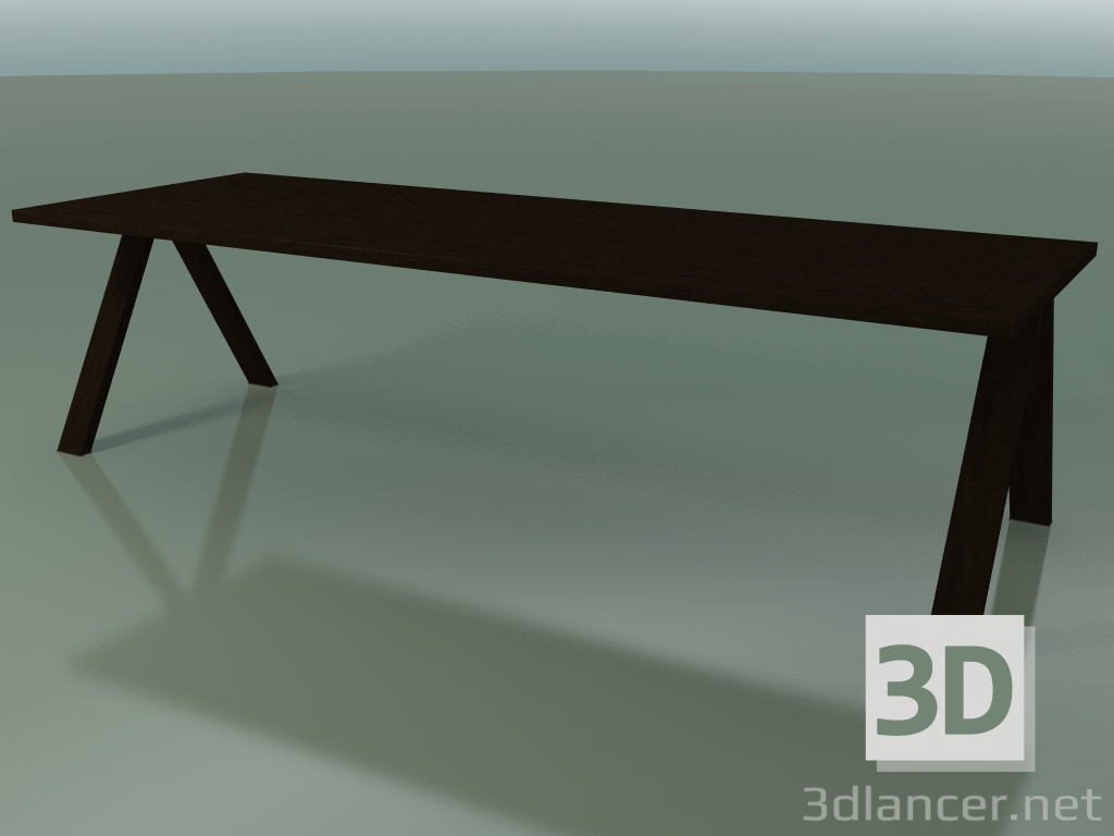 Modelo 3d Mesa com bancada padrão 5028 (H 74 - 280 x 98 cm, wenge, composição 2) - preview
