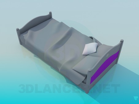 modelo 3D Cama - escuchar modelo 3D Cama - escuchar
