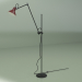 modello 3D Lampada da terra Bernard-Albin Gras Style (rosso) - anteprima