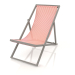 Modelo 3d Chaise longue (cinza quartzo) - preview