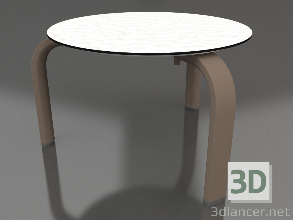 3 डी मॉडल साइड टेबल (कांस्य) - पूर्वावलोकन