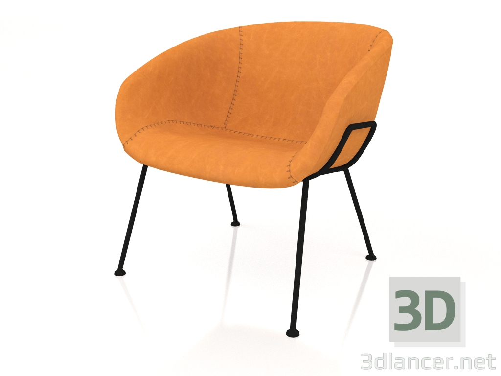 3d model Silla de descanso Feston (marrón) - vista previa