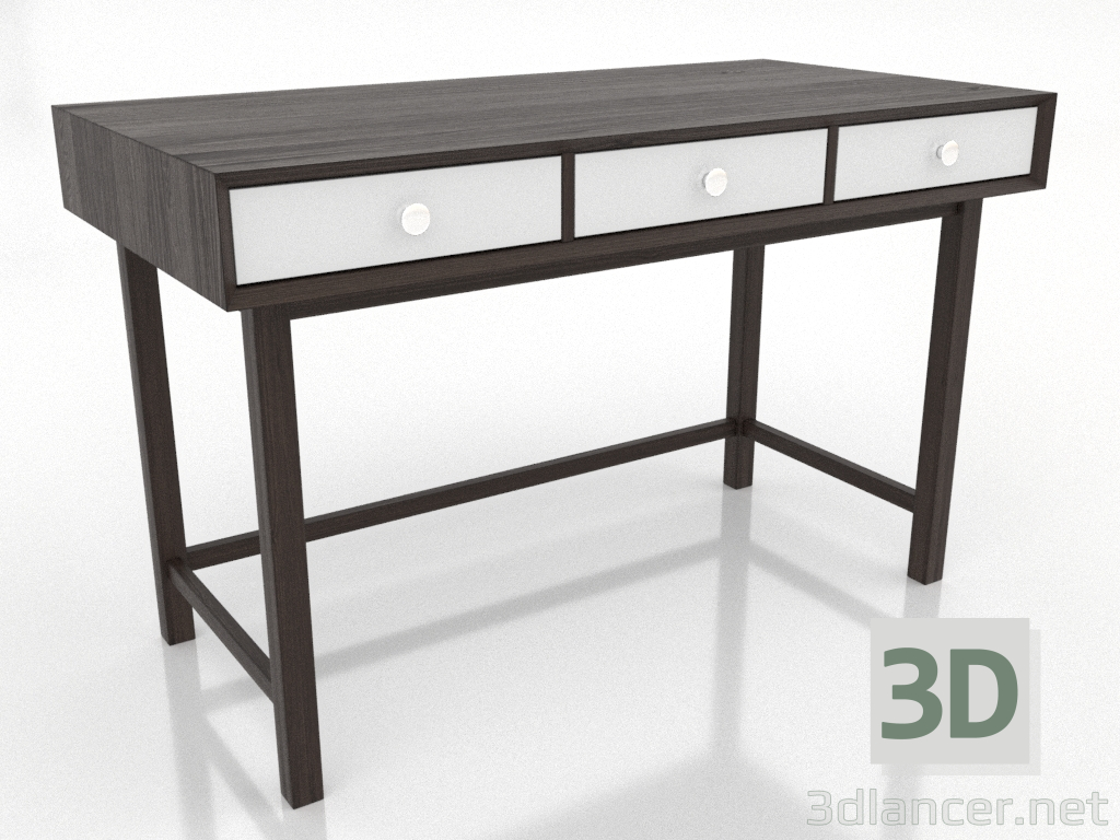 3d model Writing desk 2 1200 X 600 mm (ash walnut) - preview 3d model Writing desk 2 1200 X 600 mm (ash walnut) - preview