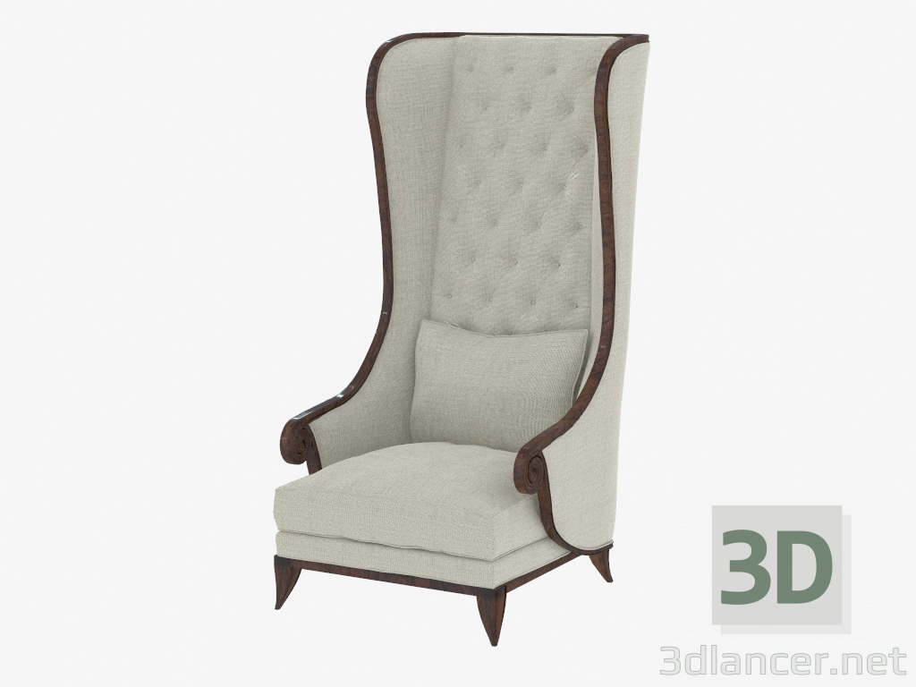 modèle 3D Fauteuil MAJESTIC - preview