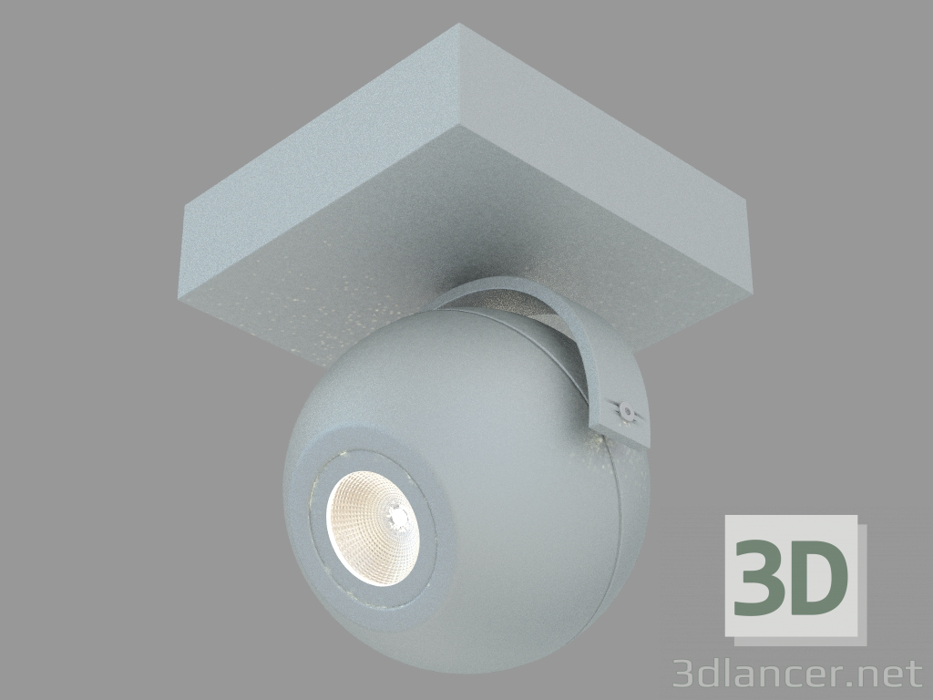 Modelo 3d lâmpada de tecto falso LED (DL18395 11WW-Alu) - preview