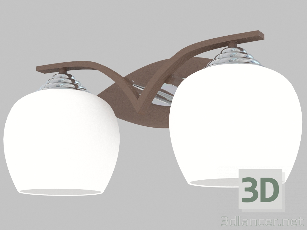3D modeli Duvar lambası Woody (1053-2W) - önizleme