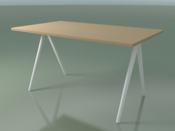 Стол прямоугольный 5408 (H 74 - 79x139 cm, laminate Fenix F03, V12)
