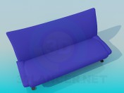 Sofa without armrest