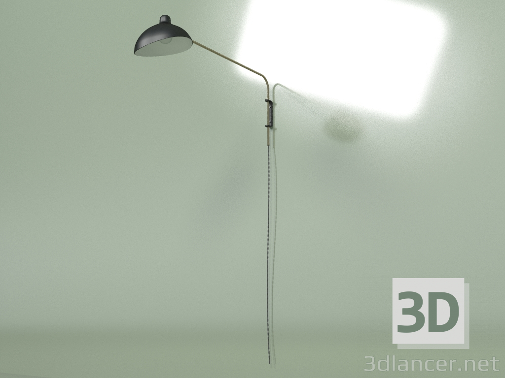 3D modeli Duvar lambası Mantis Çubuğu - önizleme