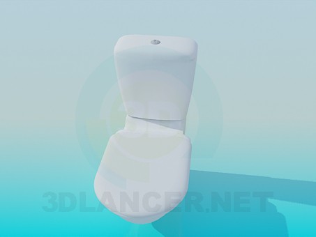 modelo 3D Taza del inodoro - escuchar modelo 3D Taza del inodoro - escuchar