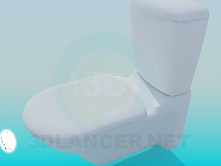 modelo 3D Taza del inodoro - escuchar modelo 3D Taza del inodoro - escuchar