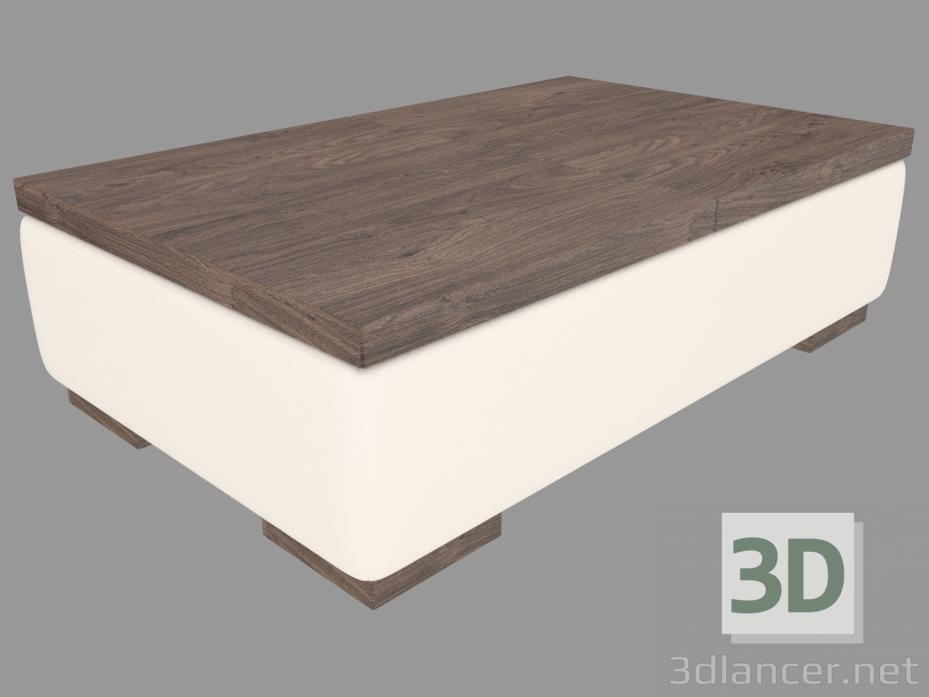 Modelo 3d Mesa de centro com tampo de mesa deslizante (108x68x30) - preview