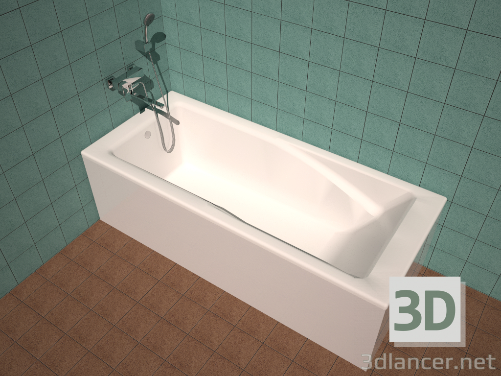 3D Roca Salonu banyosu modeli satın - render