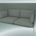 modèle 3D Sofa Sofa (LN6, 90x180 H 115cm, Pieds Chromés, Sunniva 2 717) - preview