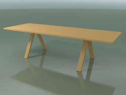 Table with standard worktop 5028 (H 74 - 280 x 98 cm, natural oak, composition 1)
