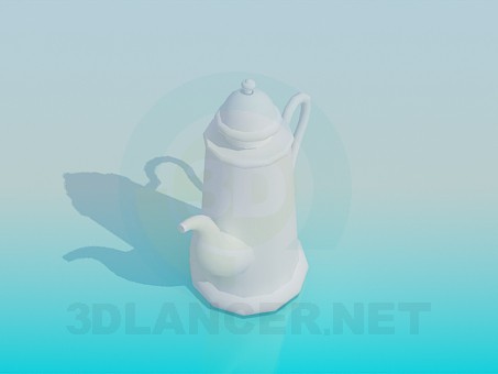 3d модель Чайник для заварки чая – превью 3d модель Чайник для заварки чая – превью