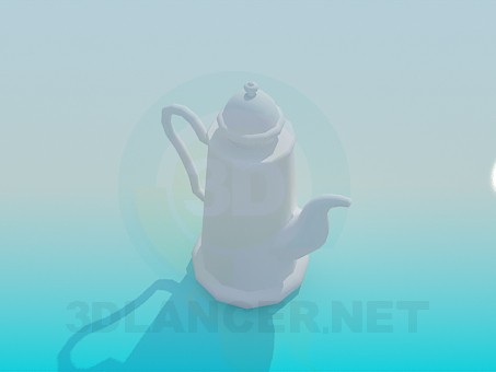 3d модель Чайник для заварки чая – превью 3d модель Чайник для заварки чая – превью