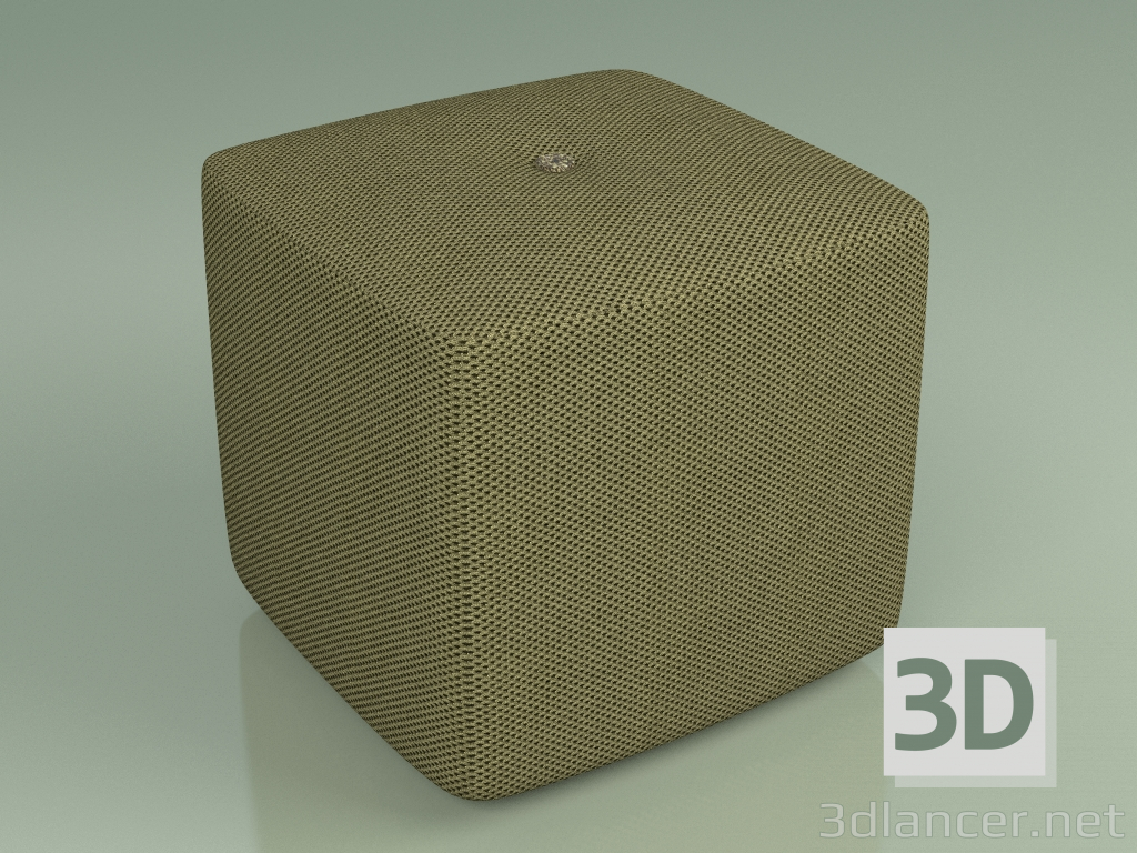modello 3D Pouf 034 (3D Net Oliva) - anteprima