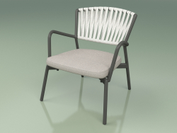 Кресло с мягким сиденьем 127 (Belt Clay)