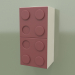 modello 3D Mensola verticale a parete (Bordeaux) - anteprima