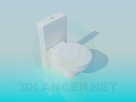 modello 3D Servizi igienici in stile moderno - anteprima