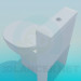 3D modeli Tuvalet modern tasarım - önizleme