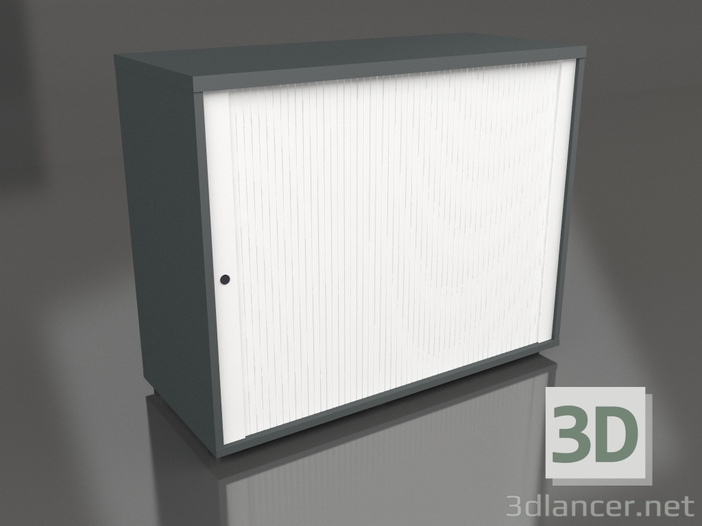 3d model Tambour cabinet Standard MEA2L05 (1000x430x811) - preview