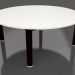 3d model Coffee table D 90 (Black, DEKTON Zenith) - preview