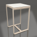 3d модель Барный стол 70 (White polyethylene, Sand) – превью