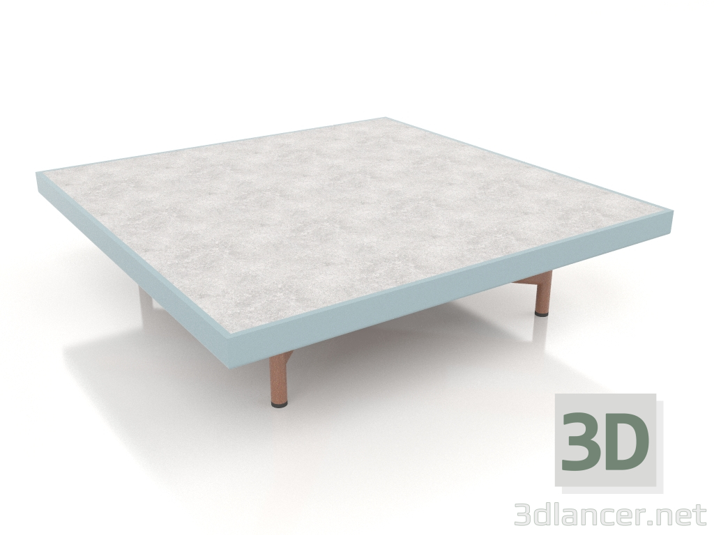 3d model Mesa de centro cuadrada (Gris azul, DEKTON Kreta) - vista previa