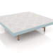 3D Modell Quadratischer Couchtisch (Blaugrau, DEKTON Kreta) - Vorschau