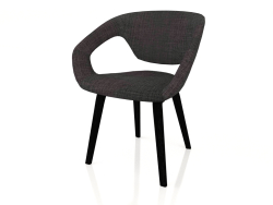 Chaise Flexback (Noir-Gris Foncé)