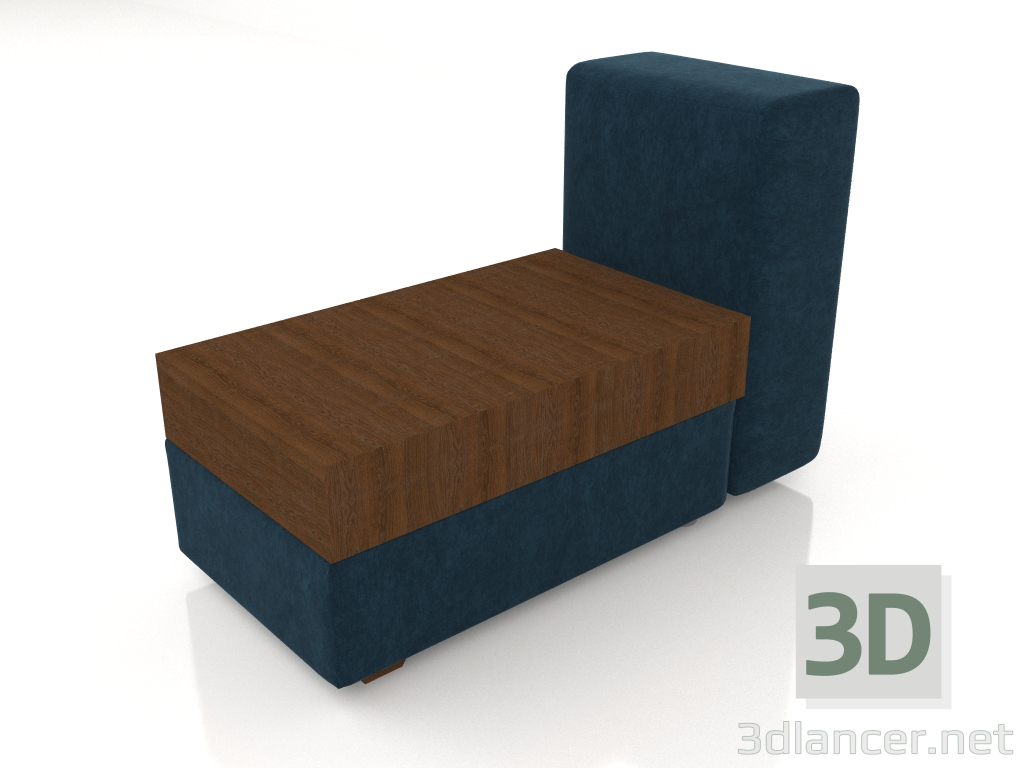 modello 3D Modulo divano (tavolo) Oxford 4 - anteprima