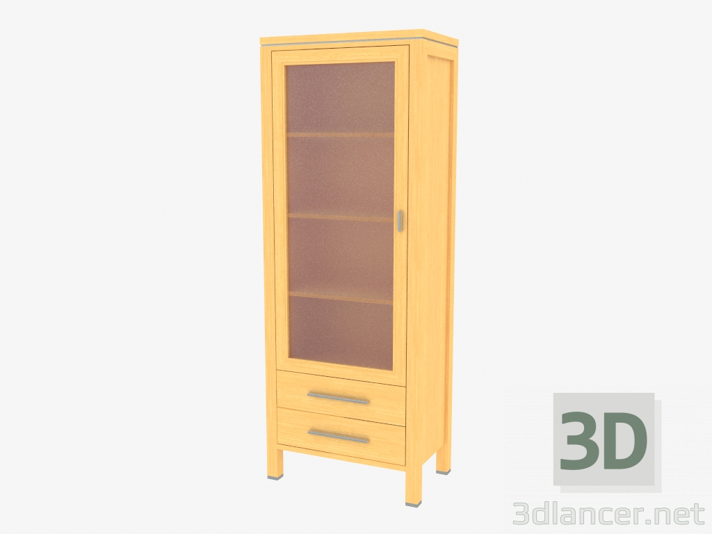 3d модель Боковой элемент мебельной стенки (7231-42) – превью