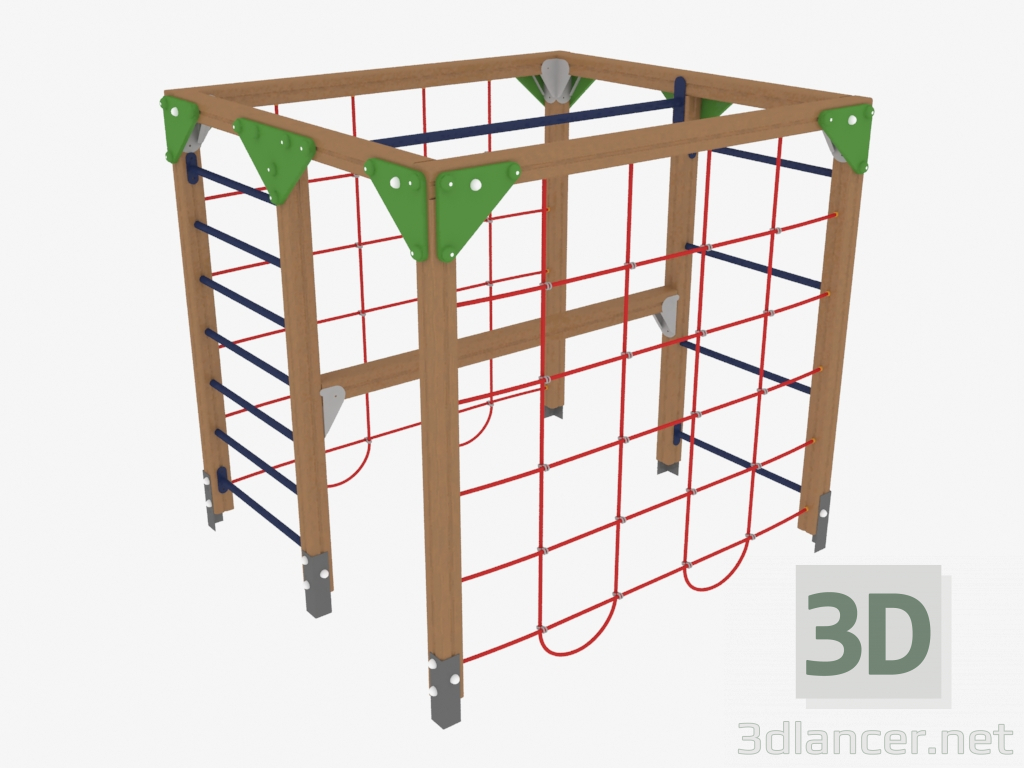 modèle 3D Complexe de jeux pour enfants (7804) - preview